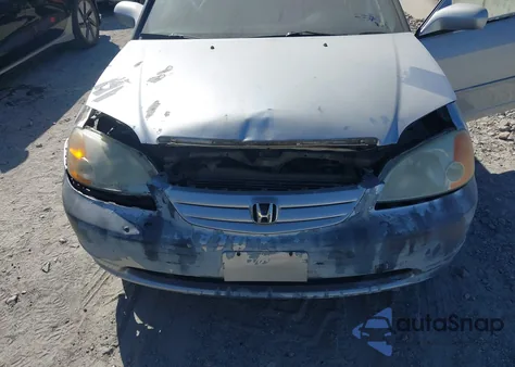 2001 Honda Civic Ex from USA, damaged, VIN 1HGES267X1L067982